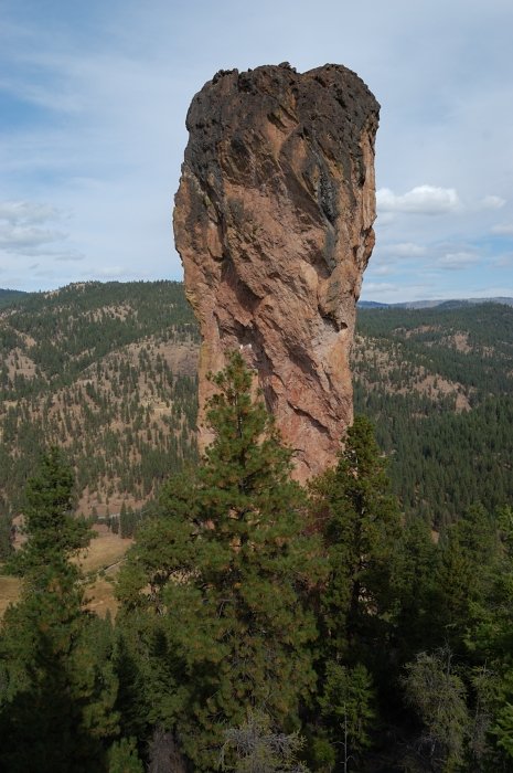 Steins Pillar from the trail