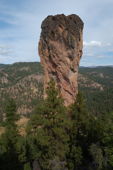 Steins Pillar from the trail