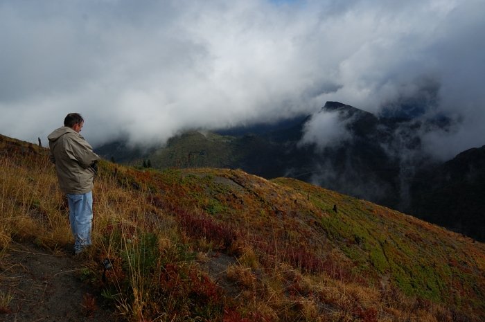 My dad, near Bear Pass