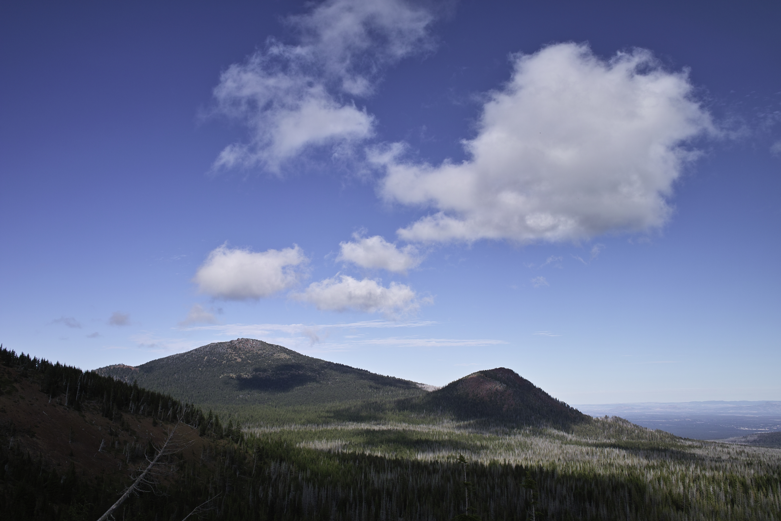 Two cool mounds. Something Crater and Something Butte?