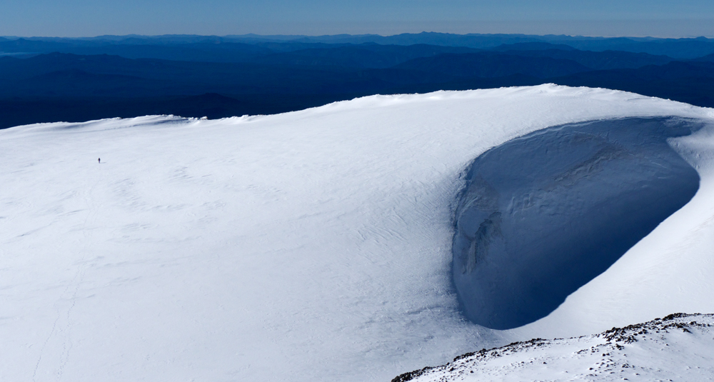 Teardrop Pool and the crater