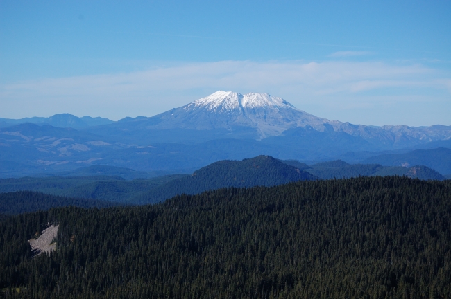 St. Helens with a new snow cap