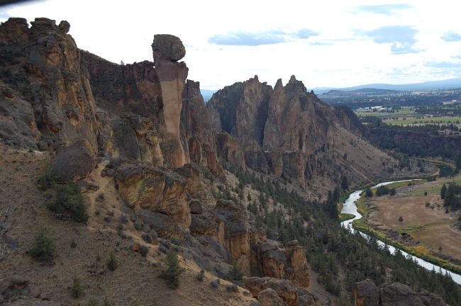 The views became better and better, but our trail soon petered to nothing