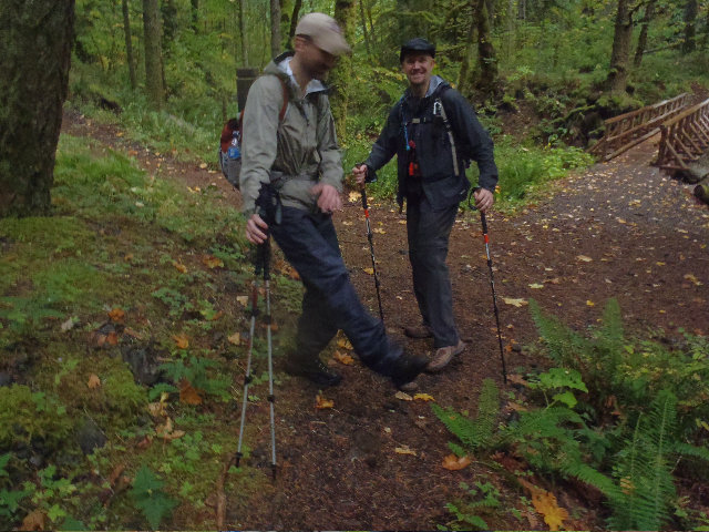Comparing legs around Harphan Creek area