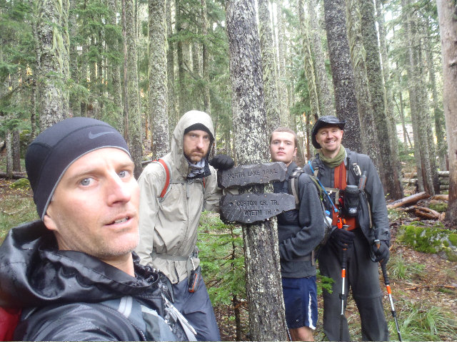 Junction of 423a and 423 proper, Rainy Lake Trail, heading up to 408