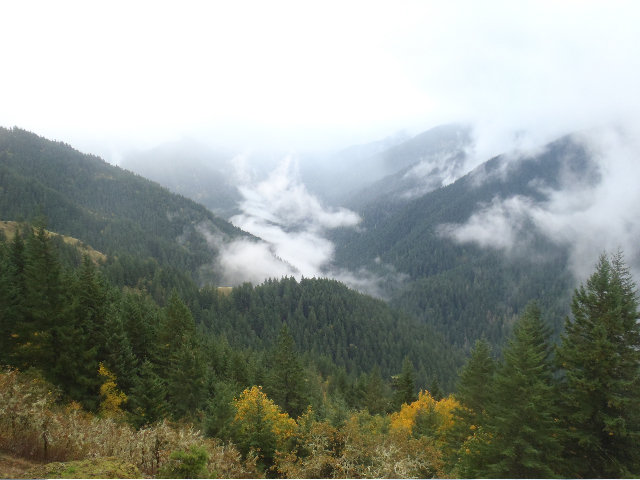 Herman creek drainage and Casey Creek ridge