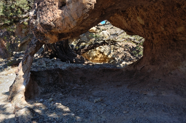Small natural arch