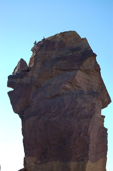 Climbers on Monkey Face
