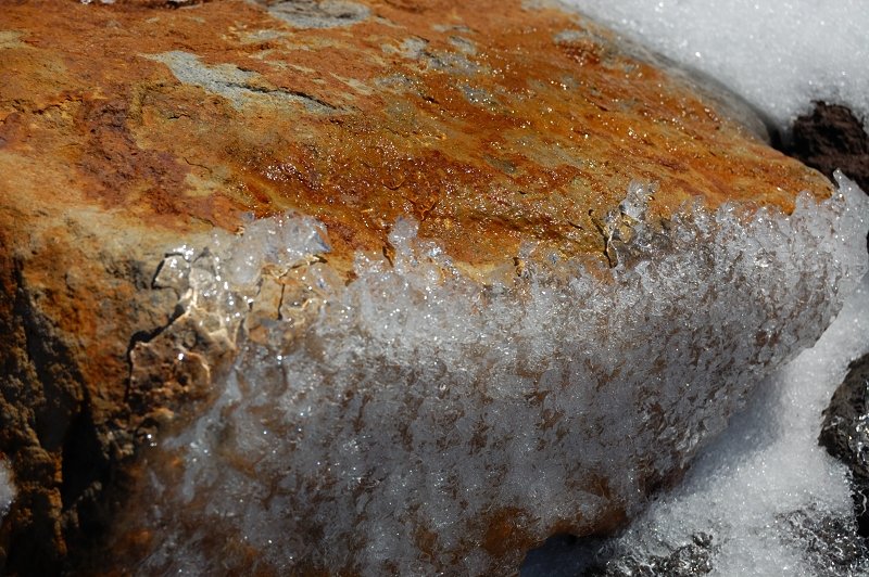 Icing on the rocks