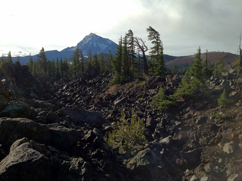 First view of North Sister