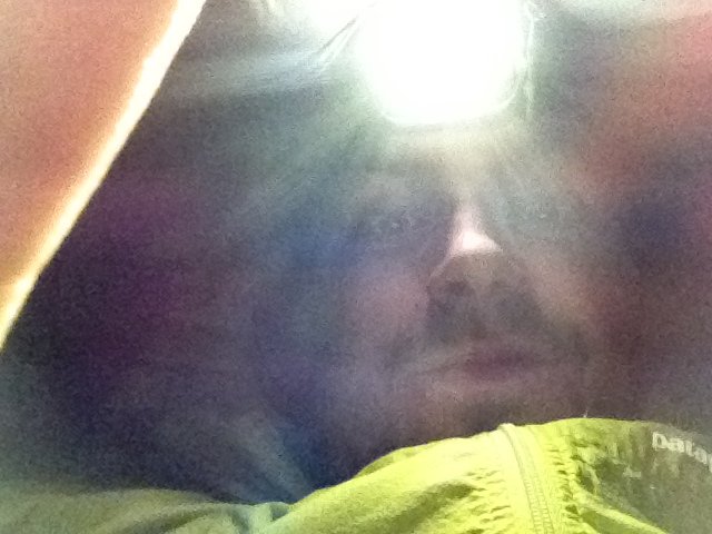 Bedtime in the bivy
