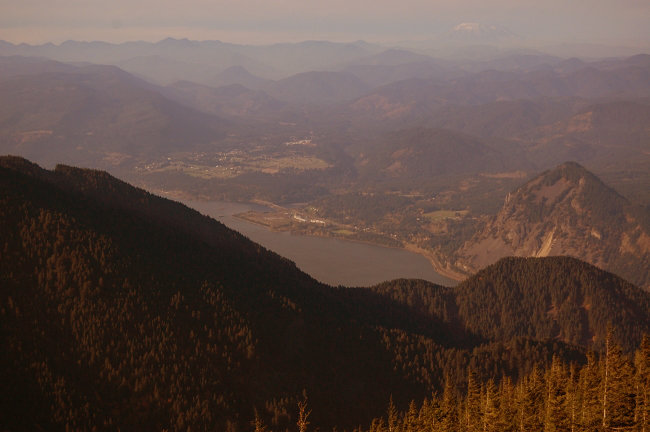 View from the first rock field