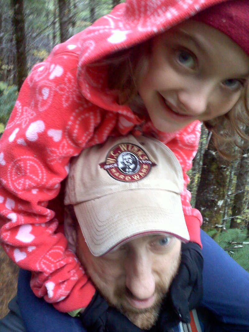 And a first class piggy back ride for about a mile through the steepest sections since I didn't realize how flat her Nike's are!! Time for a trip to REI!!!