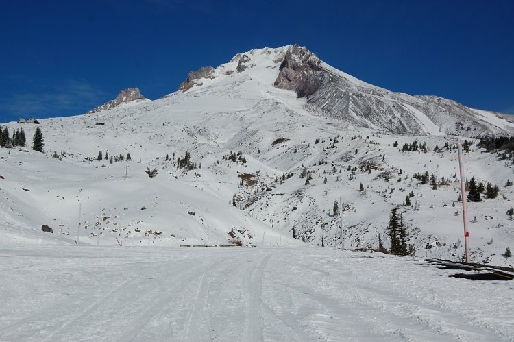 Mt Hood from Timberline lot