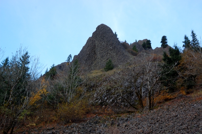 Windbreak Rocks from below