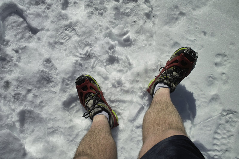 The sock tan is finally starting to wear off!