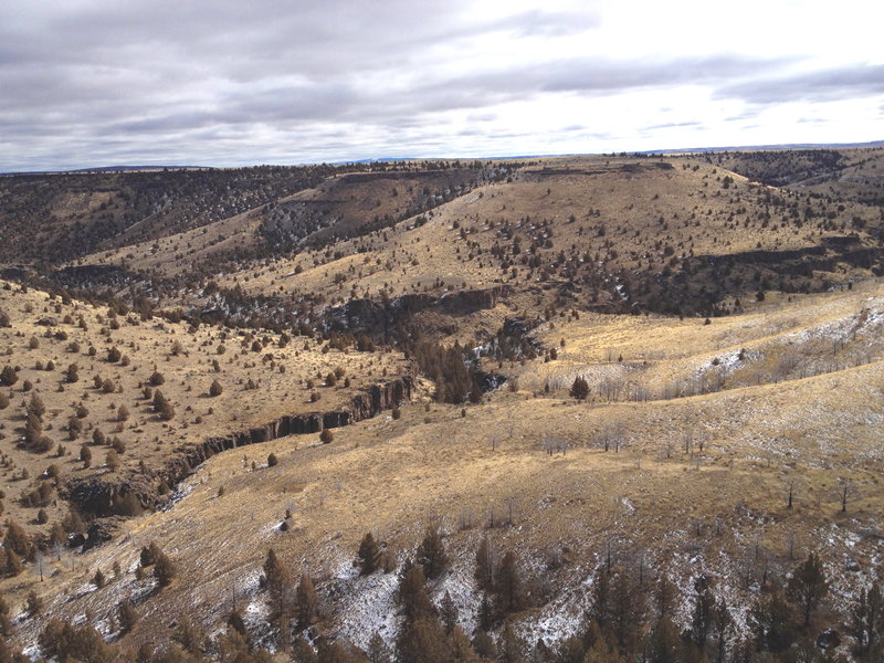 Pickett Canyon leading into the S. Fork