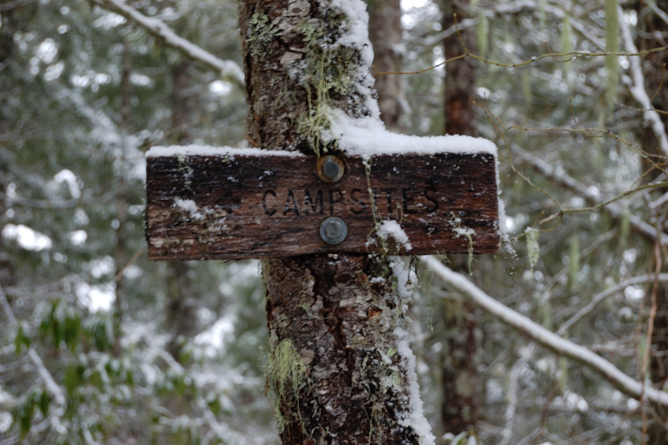 Goat Creek camp (I found only one camp spot since I never been there in summer and everything was covered with 5-8 inches of fresh powder)