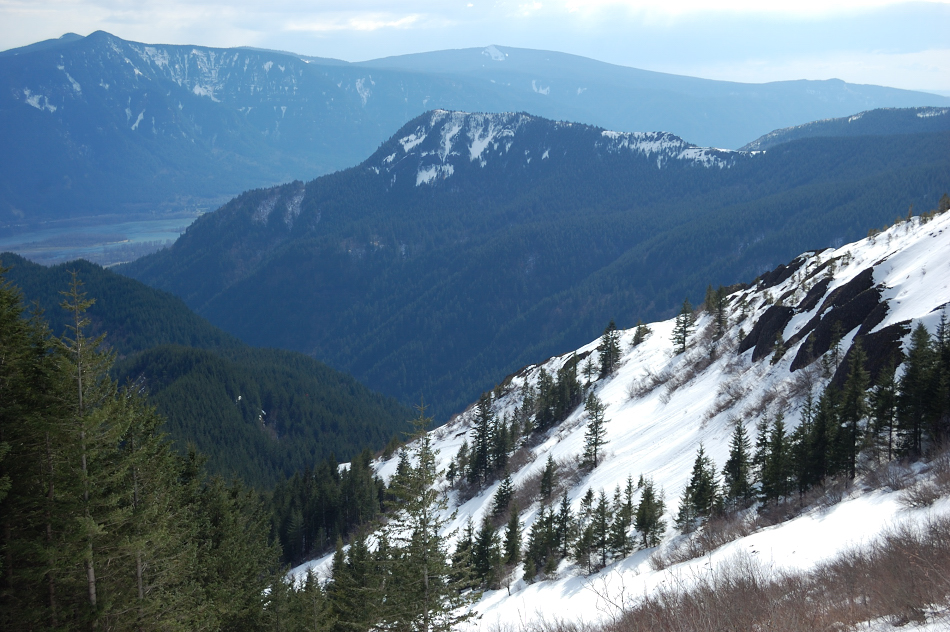 View to Hamilton Mtn from the scree field
