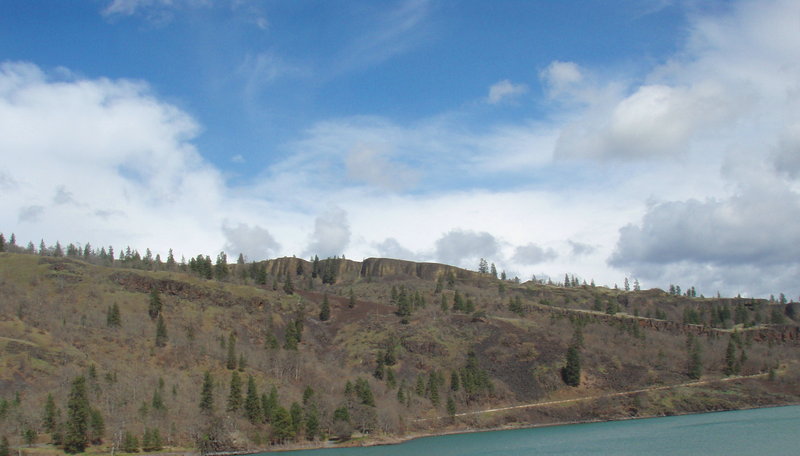 view from Rowland Lake