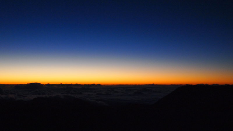 Sunrise at Haleakala