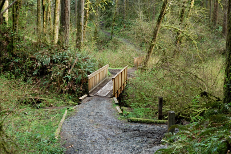 Restored portion of the trail