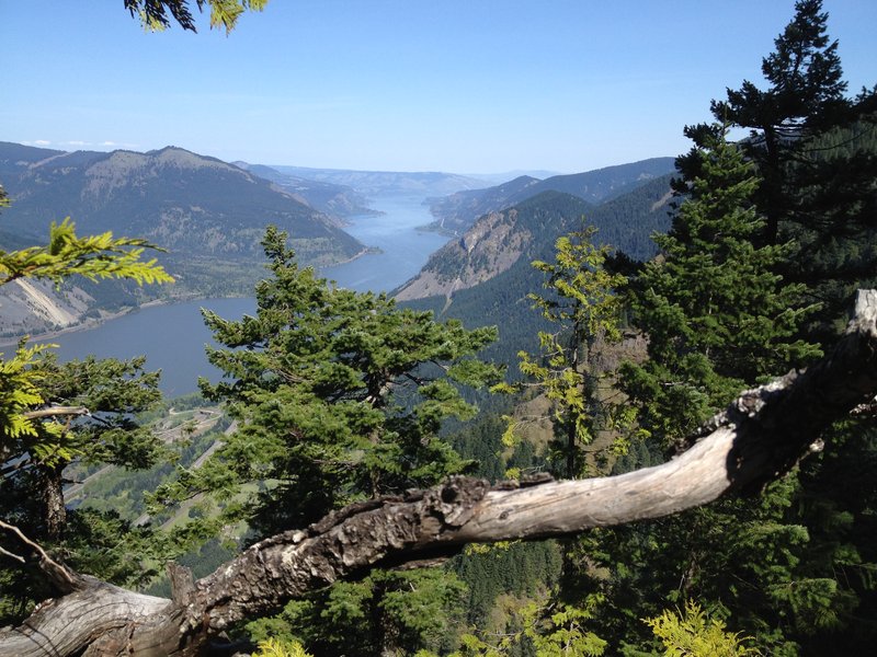 East along the Columbia
