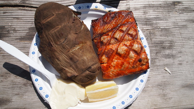 Salmon/Potato Lunch