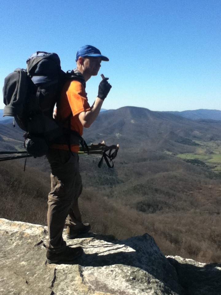 Alfie at Tinker Cliffs