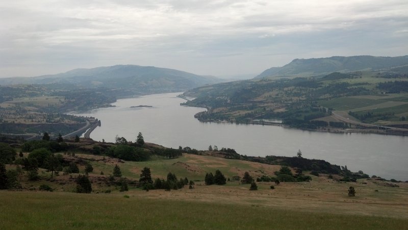 View of Columbia River East of Mosier
