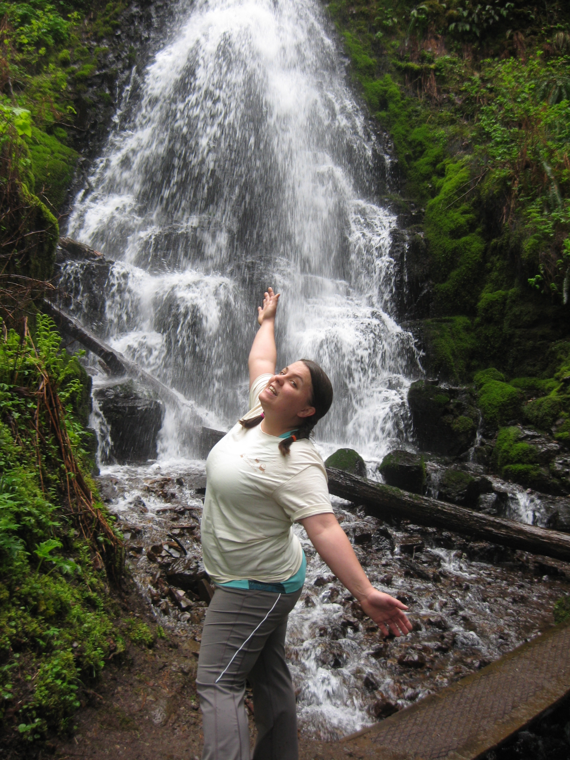 dorky shot at fairy falls