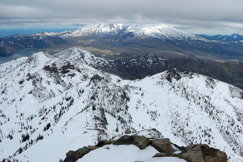 It wasn't as clear day as promised, but got the view of Mt. St Helens