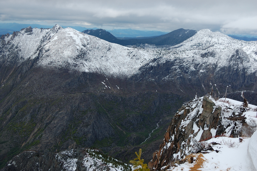 View to NW