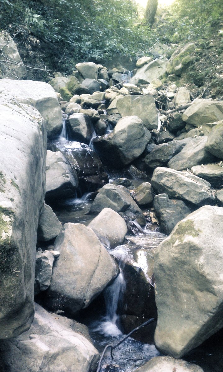 Not really a waterfall, but some dramatic looking rocks