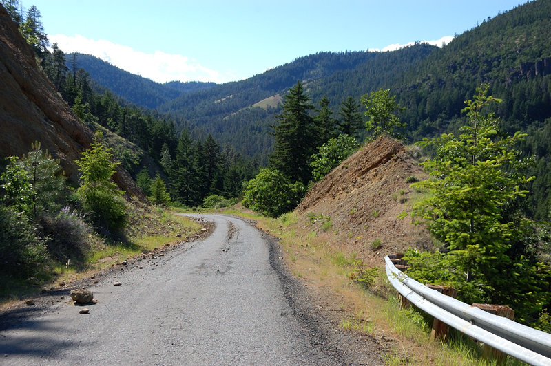 Back along the road