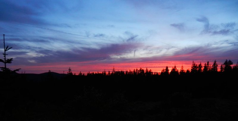 Sunset from beargrass alley