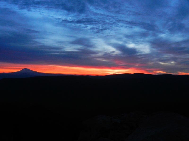 Sunrise on Adams