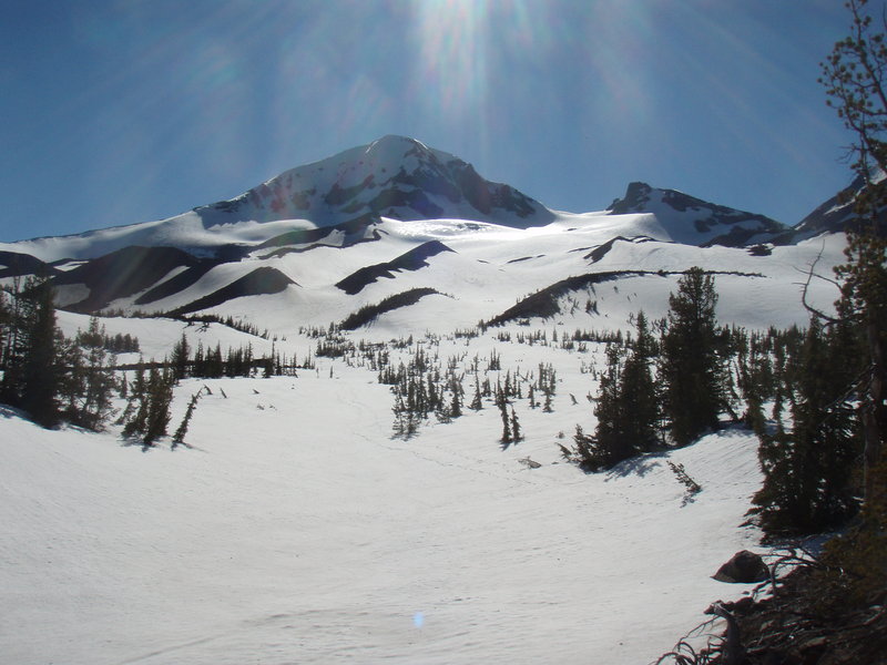 Middle Sister: our objective viewed from camp