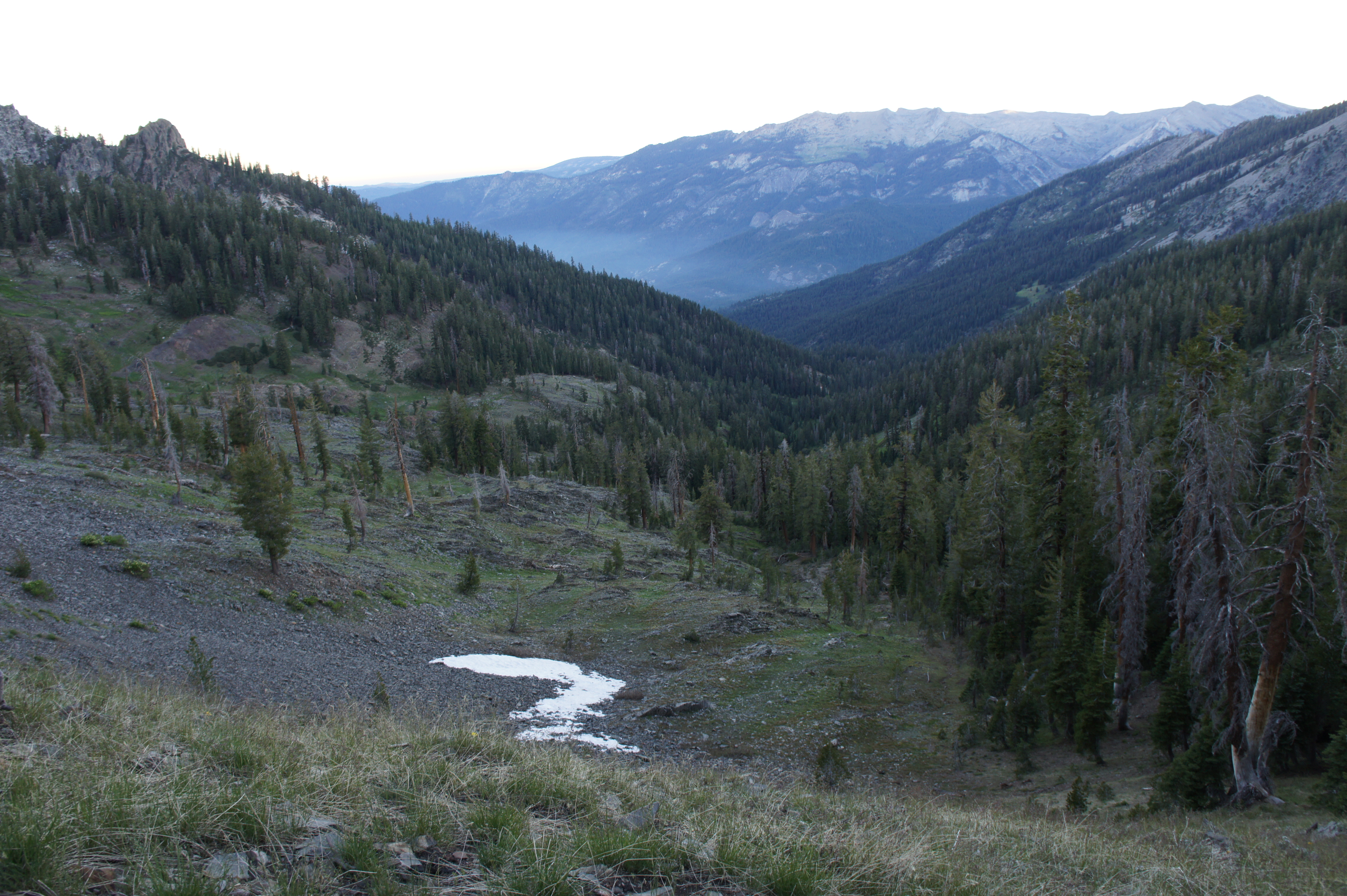 Waiting for the sun to come over the mountains