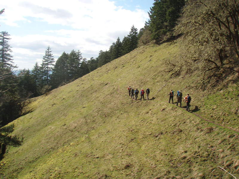 Heading down Ruckel Creek