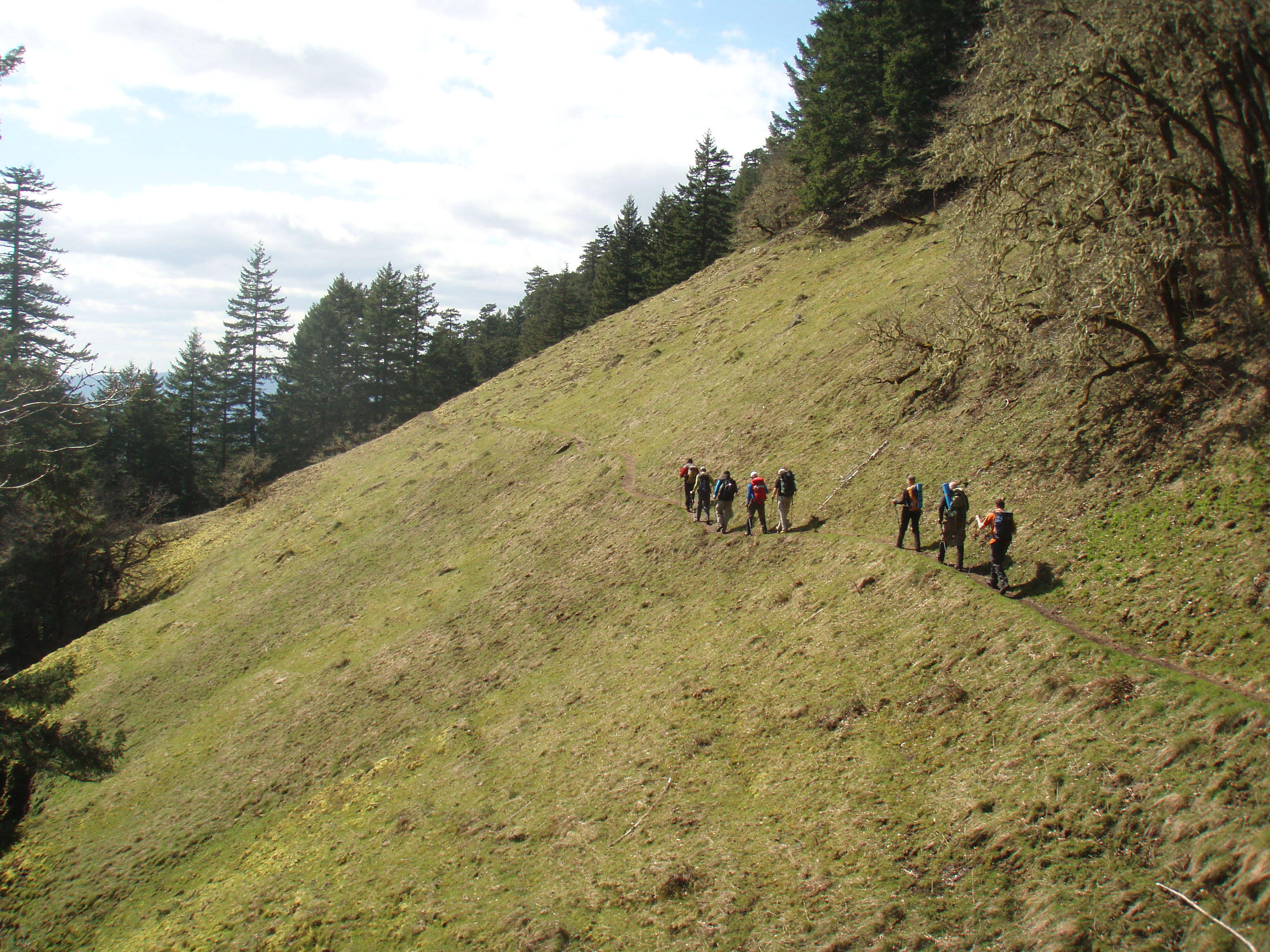 Heading down Ruckel Creek
