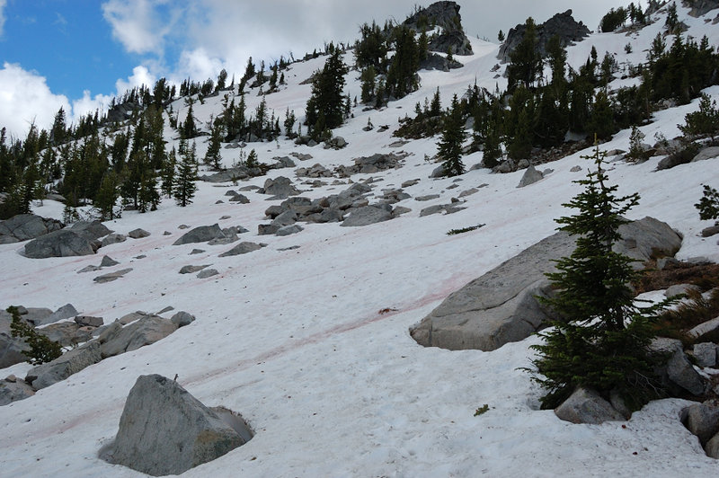 Nearing Angell Pass