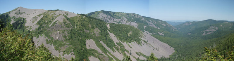 Little Baldy and ridgeline