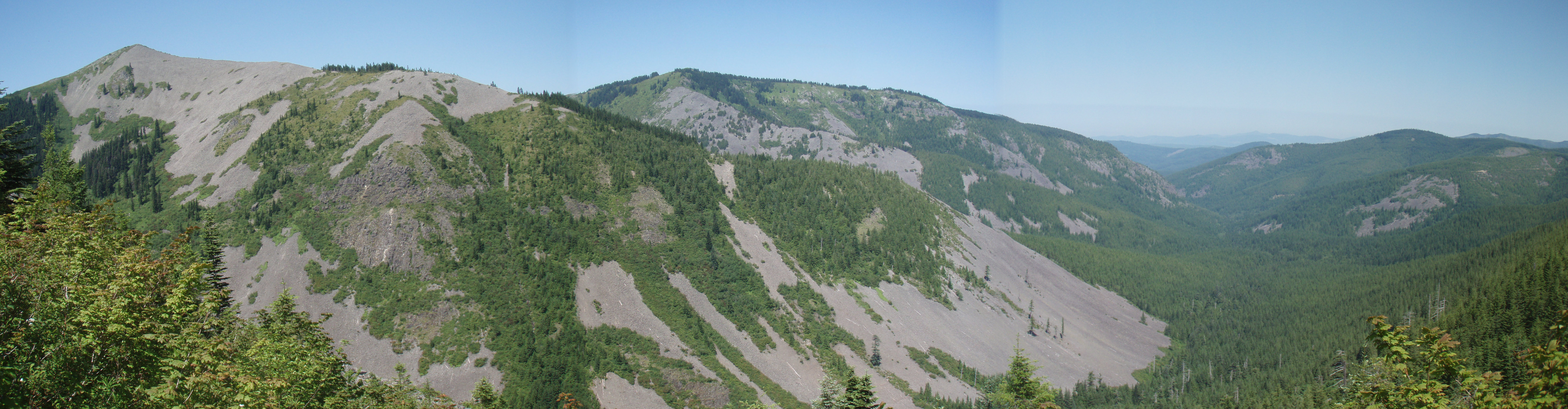 Little Baldy and ridgeline