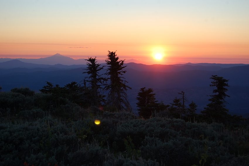Sunset from 6,900 feet