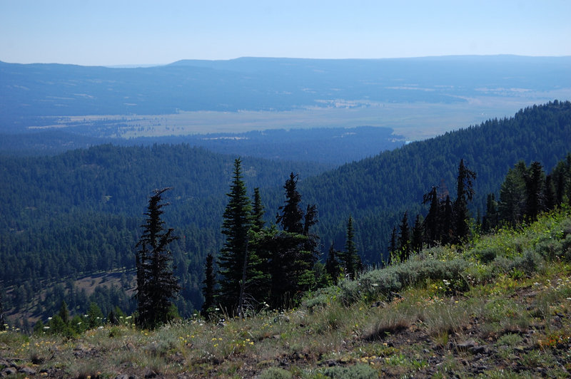 Looking east toward Big Summit Prairie