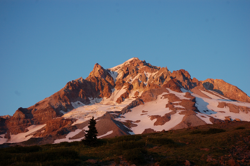 Mt Hood at sunset