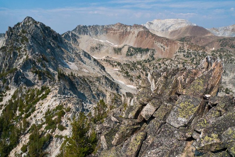 Along the ridge above Razz