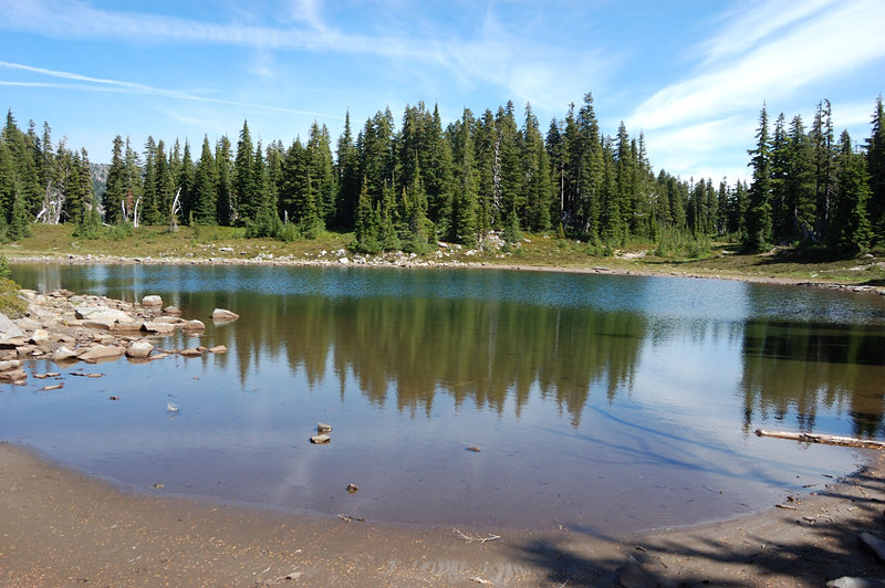 Small lake in east end of the park