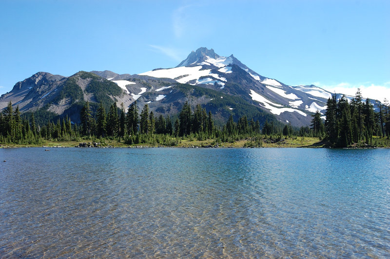 Then, we headed back around Russell Lake